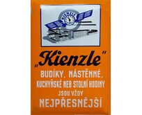 Plechová retro cedule / plakát - Kienzle Provedení:: Plechová cedule A5 cca 20 x 15 cm