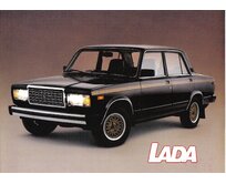 Plechová retro cedule / plakát - Lada II Provedení:: Papírový obraz v rámu A4