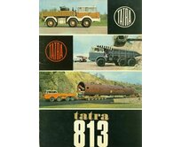 Plechová retro cedule / plakát - Tatra 813 II Provedení:: Plechová cedule A5 cca 20 x 15 cm