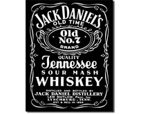 Plechová retro cedule / plakát - Jack Daniels I Provedení:: Plechová cedule A5 cca 20 x 15 cm