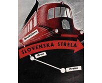 Plechová retro cedule / plakát -  Slovenská strela I Provedení:: Papírový obraz v rámu A4