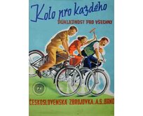 Plechová retro cedule / plakát - Kolo pro každého Provedení:: Plechová cedule A5 cca 20 x 15 cm