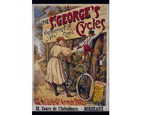 Plechová retro cedule - St. Georges Cycles Provedení: Hliník: 30 x 20 cm