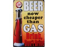 Plechová retro cedule - Drink Dont Drive Provedení: Hliník: 30 x 20 cm