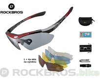 ROCKBROS Polarizační cyklo brýle 10001 + 5x sklo (red)