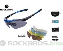 ROCKBROS Polarizační cyklo brýle 10007 + 5x sklo (blue)