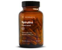 Spirulina  bylinný prášek - 60 kapslí / Herbavia.cz