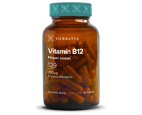 Vitamín B12-  přírodní produkt - 60 kapslí / Herbavia.cz