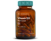 Vitamín D3  přírodní produkt - 60 kapslí / Herbavia.cz