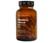 Melatonin natural přírodní produkt - 60 kapslí / Herbavia.cz