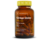 Ginkgo biloba / FORTE / Bylinný extrakt - 60 kapslí / Herbavia.cz