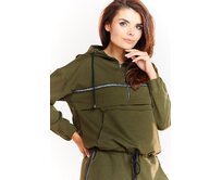 Ostatní značky Mikina dámská JINO 139607 khaki, XL