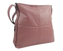 Velká A4 crossbody kabelka AK2415 - starorůžová