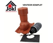 VENTEOR KOMPLET - odvětrávací střešní komplet, průměr 150 mm