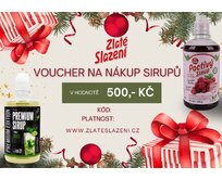 Voucher na nákup sirupů 500,- Kč