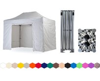 Nůžkový párty stan 3x4,5 m TENTino BIG HEXAGON EXTREME Barva: 2A - KRÉMOVÁ 2A - KRÉMOVÁ