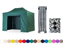 Nůžkový párty stan 3x4,5 m TENTino BIG HEXAGON EXTREME Barva: 9A - ZELENÁ 9A - ZELENÁ