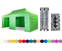 Nůžkový párty stan 3x6 m /6 noh TENTino BIG HEXAGON EXTREME Barva: 13A - SVĚTLE ZELENÁ 13A - SVĚTLE ZELENÁ