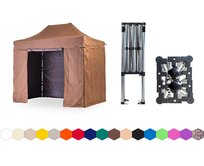 Nůžkový párty stan 2x3 m TENTino SMALL HEXAGON Barva: 10A - HNĚDÁ 10A - HNĚDÁ