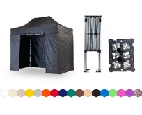 Nůžkový párty stan 2x3 m TENTino SMALL HEXAGON Barva: 11A - ČERNÁ 11A - ČERNÁ