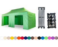 Nůžkový párty stan 3x6 m TENTino SMALL HEXAGON Barva: 13A - SVĚTLE ZELENÁ 13A - SVĚTLE ZELENÁ