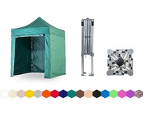 Nůžkový párty stan 2x2 m TENTino BIG HEXAGON EXTREME Barva: 9A - ZELENÁ 9A - ZELENÁ