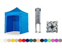 Nůžkový párty stan 2x2 m TENTino BIG HEXAGON EXTREME Barva: 12A - SVĚTLE MODRÁ 12A - SVĚTLE MODRÁ