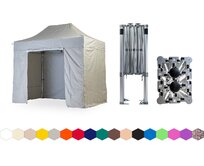 Nůžkový párty stan 2x3 m TENTino BIG HEXAGON EXTREME Barva: 5A - ŠEDÁ 5A - ŠEDÁ