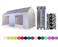 Nůžkový párty stan 3x6 m TENTino BH GABLED Barva: 3A - BÉŽOVÁ 3A - BÉŽOVÁ