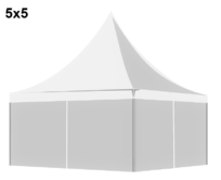 TENTino Pagoda 5x5 m Stav stanu: NOVÁ