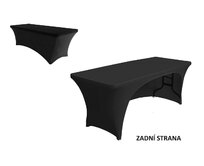 TENTino Elastický potah CATERING na skládací stůl 180-183x76 cm 1x VÝKROJ Barva ubrusu: BÍLÁ / WHITE