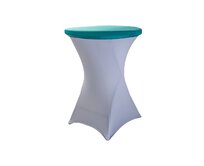 TENTino Elastická čepice STANDARD na desku bistro stolu 60 cm VÍCE BAREV Barva ubrusu: TYRKYSOVÁ / TURQUOISE