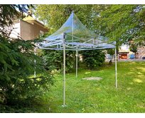 STŘECHA NA STAN 3x3 m TRANSPARENT EXTRA HIGH ROOF