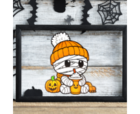 Dekorace na stěnu - Halloween Roztomilá Mumie