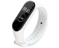 UNI Bílý řemínek pro Xiaomi Mi Band 3 a Xiaomi Mi Band 4 bílá