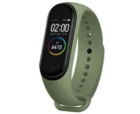 UNI Tmavě zelený řemínek pro Xiaomi Mi Band 3 a Xiaomi Mi Band 4 zelená