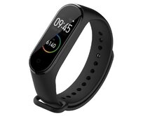 UNI Černý řemínek pro Xiaomi Mi Band 3 a Xiaomi Mi Band 4 černá