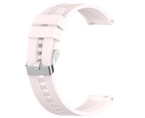 UNI Silikonový řemínek 20mm - Světle růžový růžová