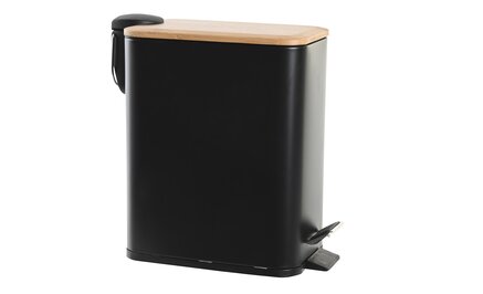 Odpadkový koš "BAMBOO BLACK" 28x14x28/5l