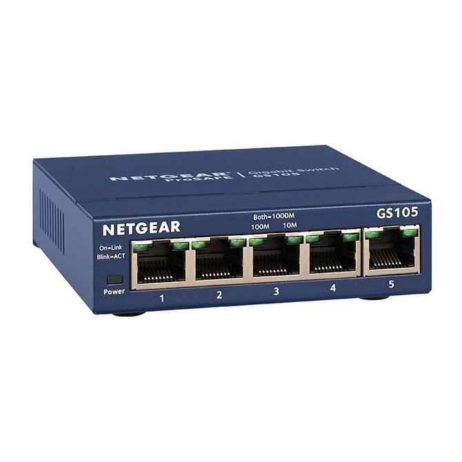 Netgear 5x 10/100/1000 Ethernet Unmanaged Switch