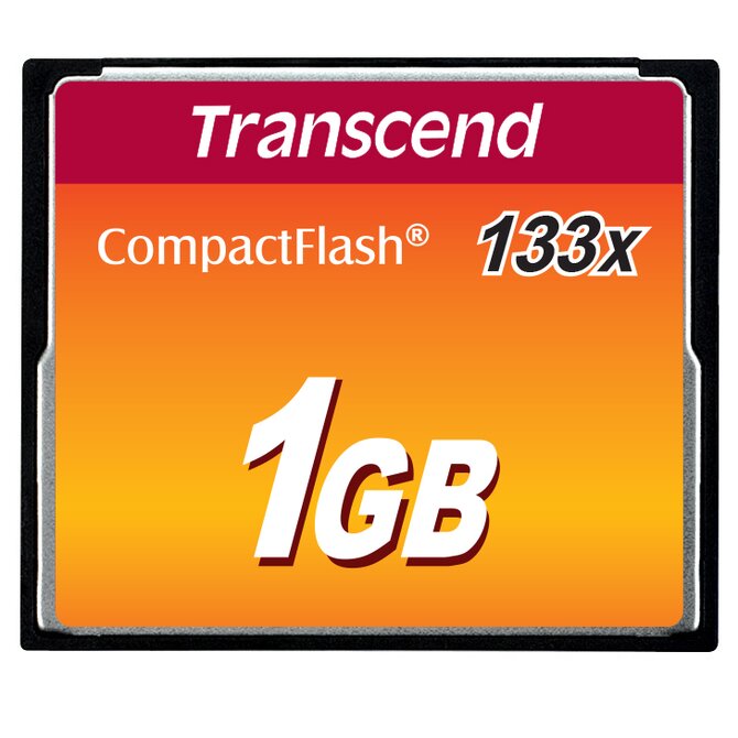 Transcend 1GB CF (133X)  paměťová karta