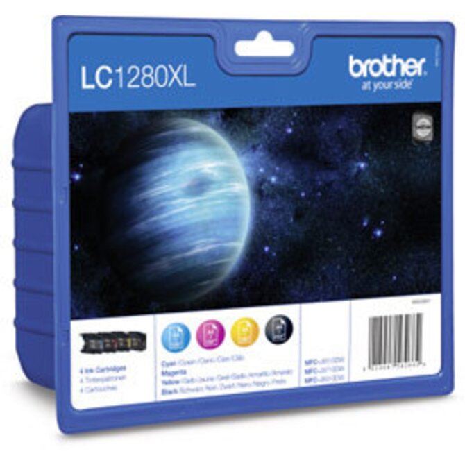 Brother LC-1280XL sada inkoustů - black, magenta, yellow, cyan