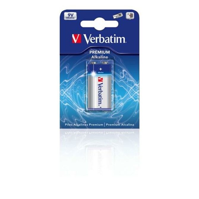 VERBATIM baterie 9V Alkalická blister 1ks