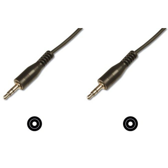 Digitus Audio kabel 3,5 mm Stereo M na 3,5 mm Stereo M 1,5m