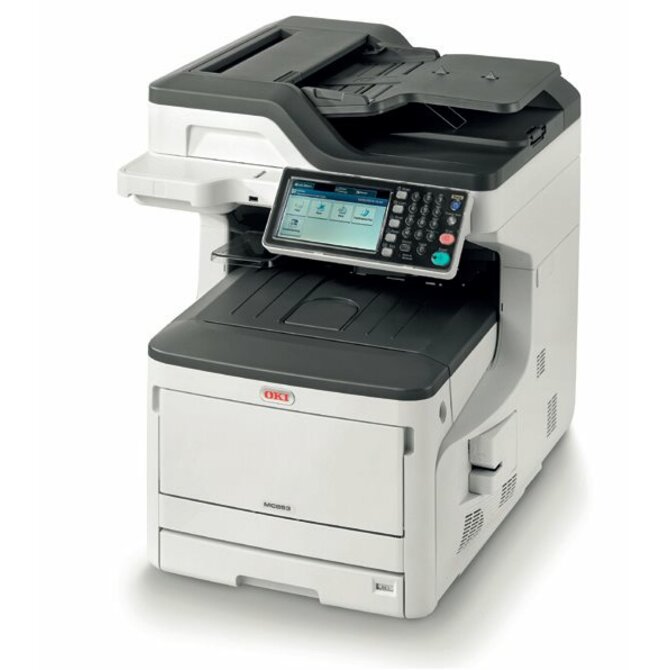 OKI MC853dn A3 23/23 ppm ProQ2400 dpi PCL6/PS3,USB 2.0,LAN (Print/Scan/Copy/Fax)