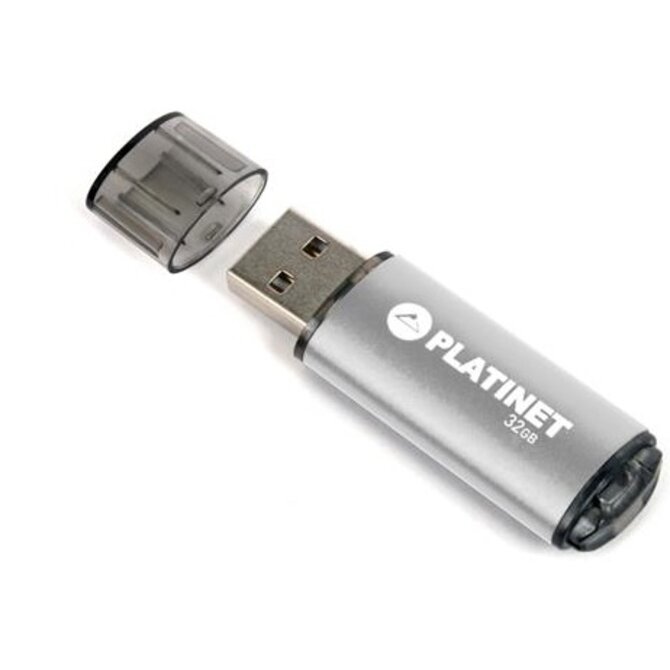 PLATINET flashdisk USB 2.0 X-Depo 32GB stříbrný