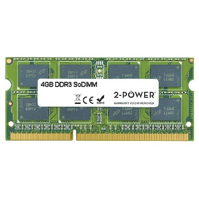 2-Power 4GB PC3-10600S 1333MHz DDR3 CL9 SoDIMM 2Rx8 ( DOŽIVOTNÍ ZÁRUKA )