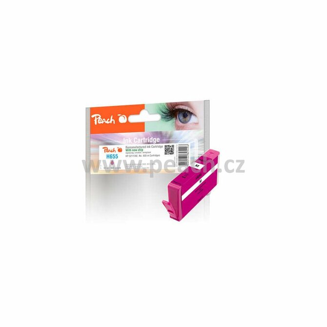 PEACH kompatibilní cartridge HP CZ111AE, No 655, Magenta, 12 ml