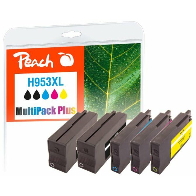 PEACH kompatibilní cartridge HP No. 953XL, Multi-Pack-Plus, 2x bk, 1x c,m,y; 2x43/3x20ml