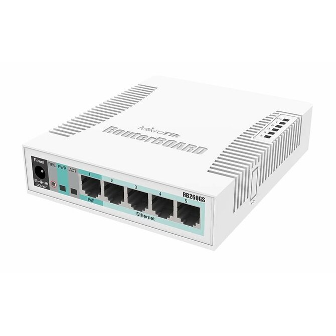 MikroTik Cloud Smart Switch CSS106-5G-1S (RB260GS), SwOS